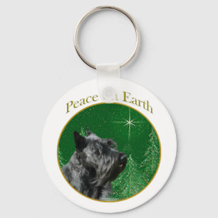 Scottish Terrier Peace Nyckelring