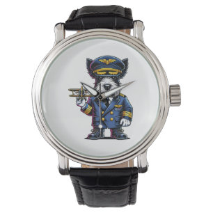 Scottish Terrier Pilot Armbandsur