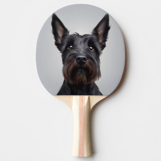 Scottish Terrier Pingisracket (Framsidan)