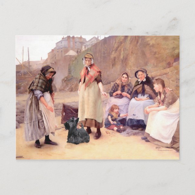 Scottish Terrier-postkort Vykort (Framsida)