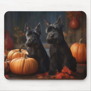 Scottish Terrier Puppy Autumn Delight Pumpkin Musmatta