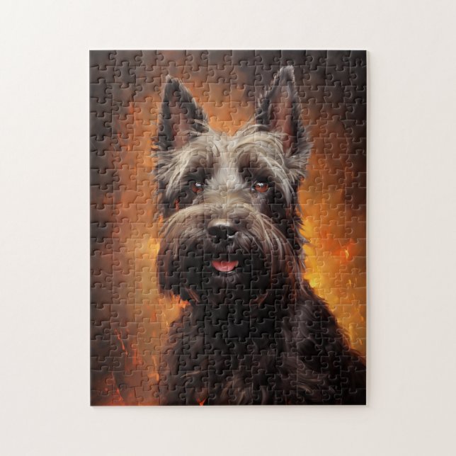 Scottish Terrier Pussel (Vertikal)
