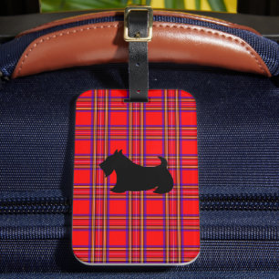 Scottish Terrier Resväskemärke Bagagebricka