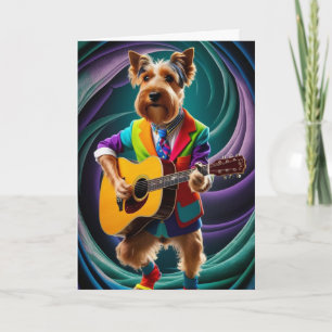 Scottish Terrier Rockstjärna Kort