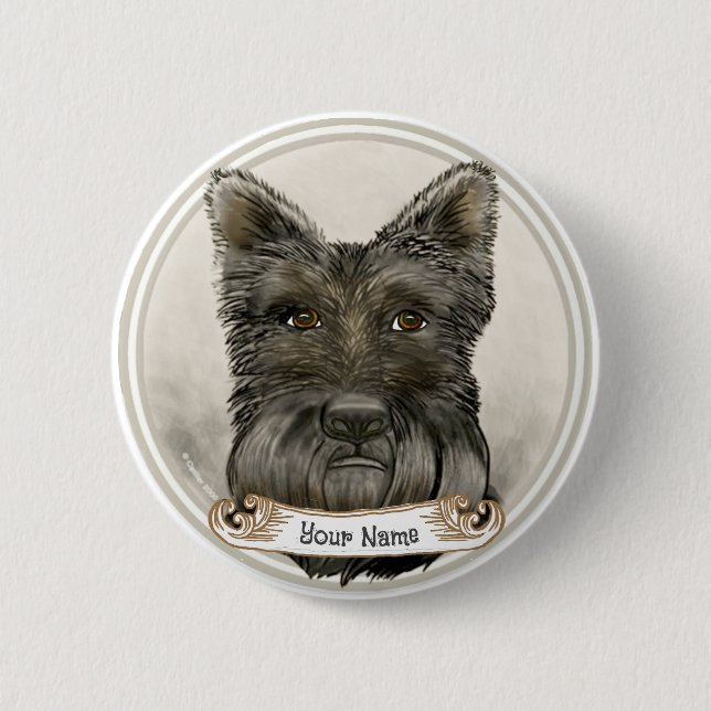 Scottish Terrier Rondo Knapp (Framsida)