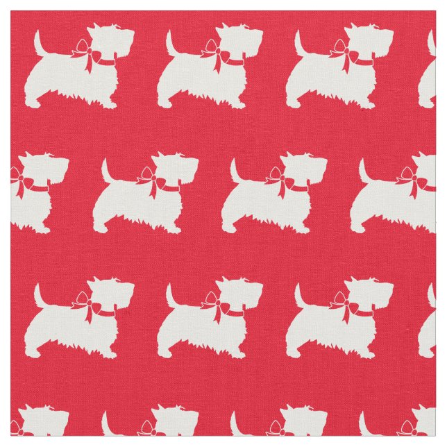 Scottish Terrier Scottie Hund Scotty Red Tyg (Närbild)