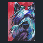 Scottish Terrier Scottie Pop Art Skriv ut Poster<br><div class="desc">Här är en underbar,  ljus,  roligt,  hyllning till din bästa vän och favoritras - den skotska från en originalmålning av Lea</div>