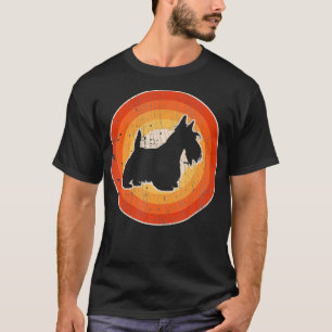 Scottish Terrier Scottie Retro Vintage 60:s 70:e S T Shirt
