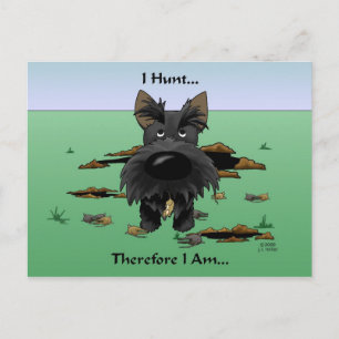 Scottish Terrier (Scotties) I Hunt... Vykort