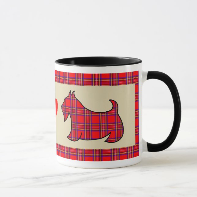 Scottish Terrier Scotty Hund Coffee Mugg Gift (Höger)