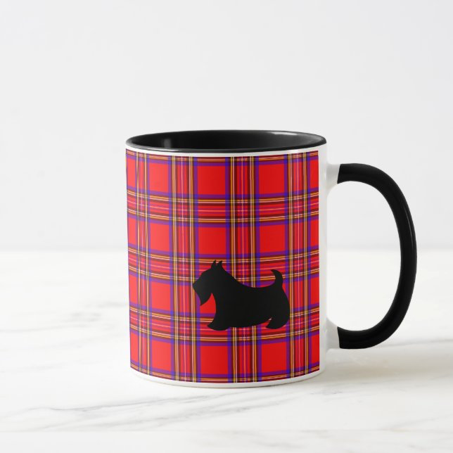 Scottish Terrier Scotty Hund Coffee Mugg Gift (Höger)