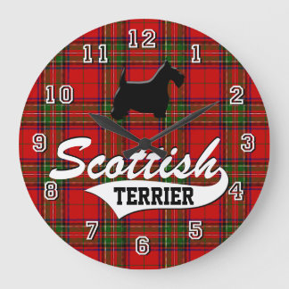 Scottish Terrier Stor Klocka