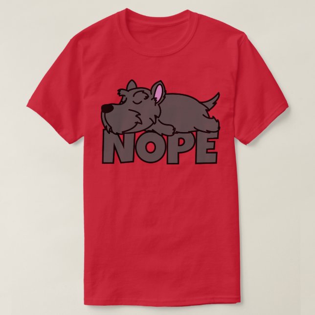 Scottish Terrier T Shirt (Design framsida)