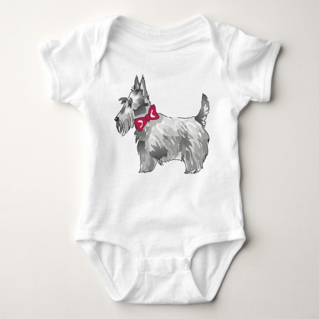 Scottish Terrier T Shirt (Framsida)