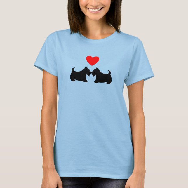 Scottish Terrier T-Shirt (Framsida)