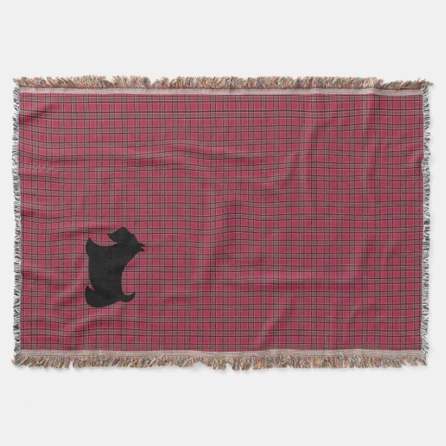 Scottish Terrier Throw Blanket Mysfilt (Framsidan)