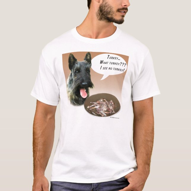 Scottish Terrier Turkiet Tee (Framsida)