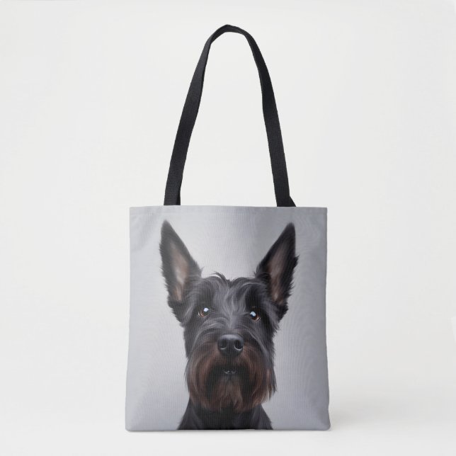 Scottish Terrier Tygkasse (Framsida)
