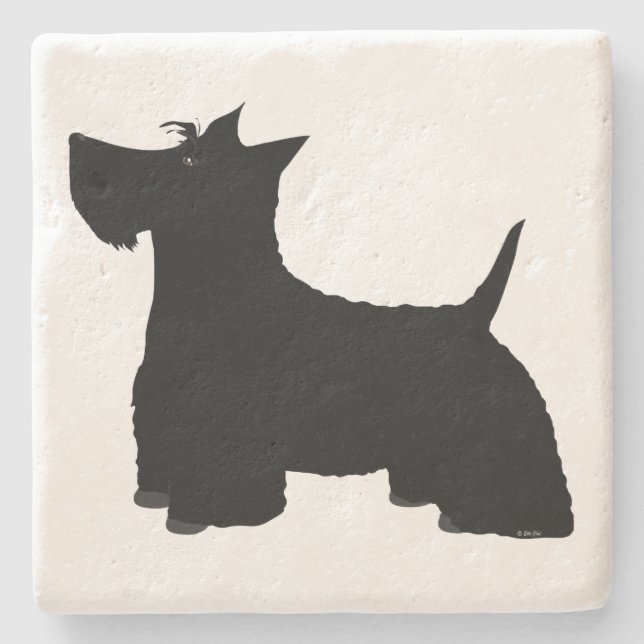Scottish Terrier Underlägg (Framsidan)
