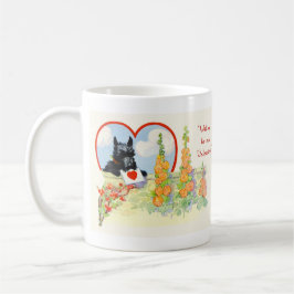Scottish Terrier Valentine mugg
