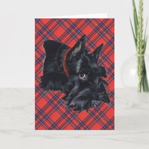 Scottish Terrier Välkomstkort Kort