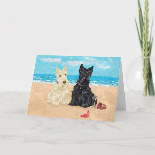 Scottish Terrier Välkomstkort Kort
