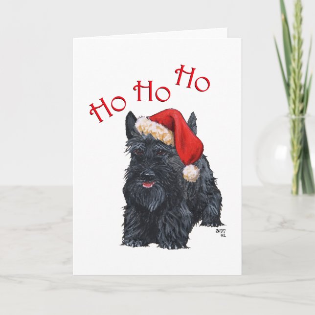 Scottish Terrier Välkomstkort Kort (Framsida)