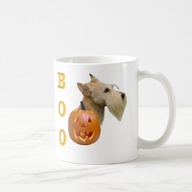 Scottish Terrier (vättad) Boo Kaffemugg (Höger)