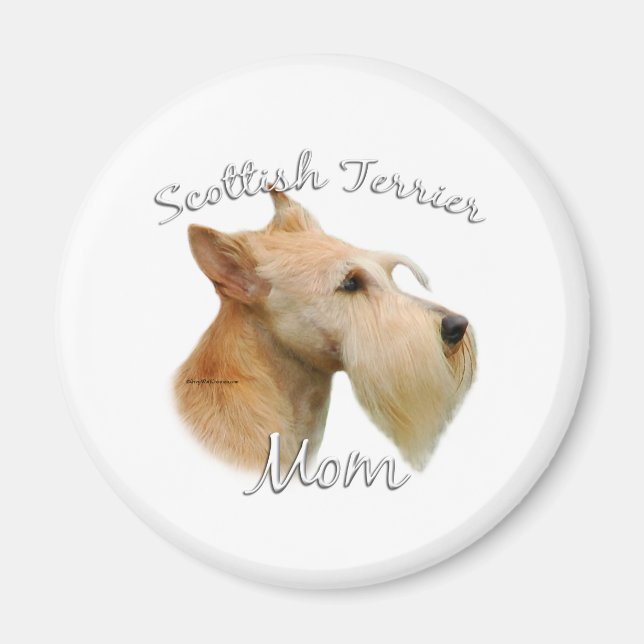 Scottish Terrier (vättad) Mamma 2 Magnet (Framsidan)