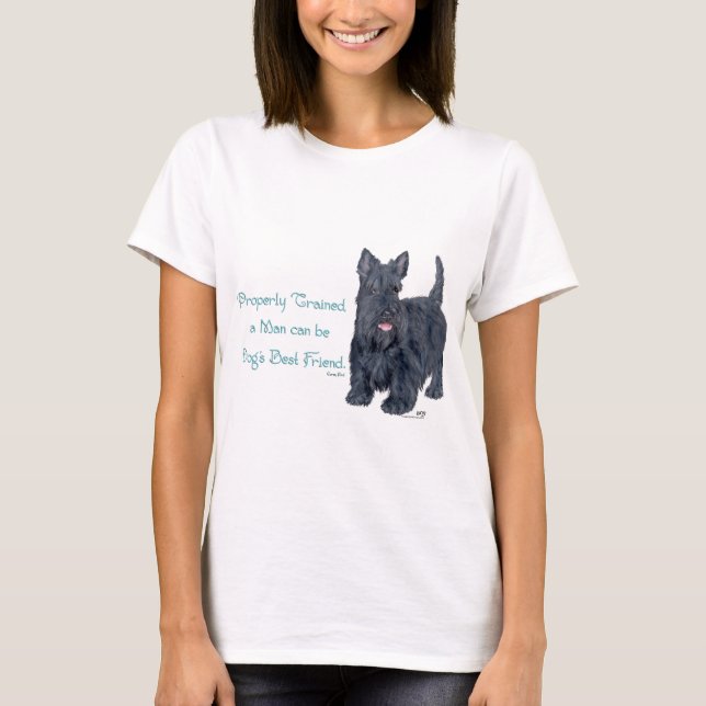 Scottish Terrier Visdom & Vett - Träning Tröja (Framsida)