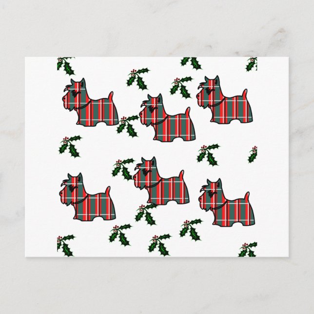 SCOTTISH TERRIER VYKORT (Framsida)