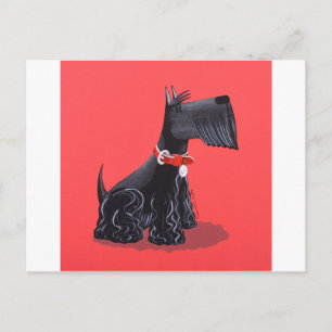 Scottish Terrier Vykort