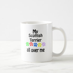 Scottish Terrier Walks Design Kaffemugg