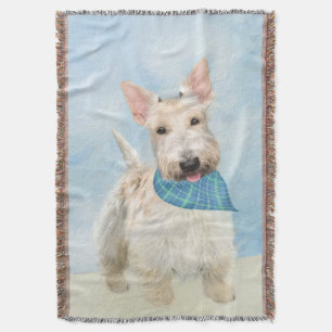 Scottish Terrier Wheaten Hund Painting Original Ar Filt
