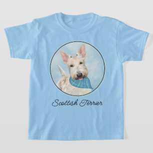 Scottish Terrier Wheaten Hund Painting Original Ar T Shirt