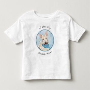 Scottish Terrier Wheaten Hund Painting Original Ar T Shirt