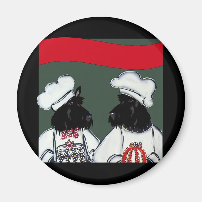 Scottish Terriers Magnet (Framsidan)