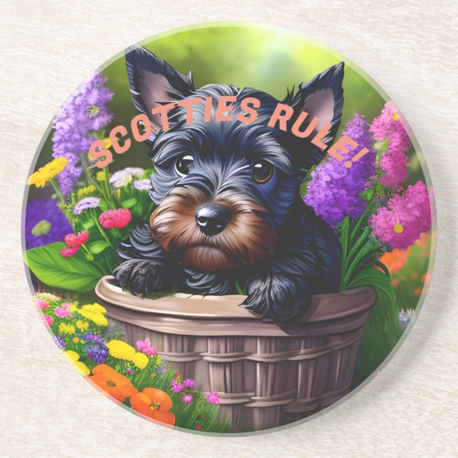 Scottish Terriers Rule! Underlägg (Framsidan)