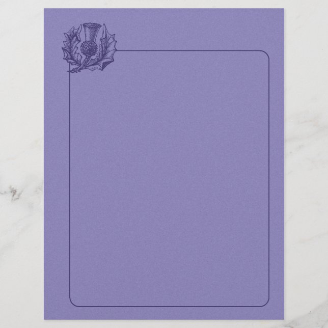 Scottish Thistle (Framsida)