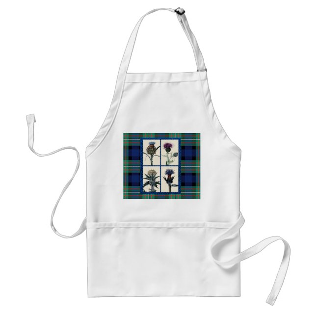 Scottish Thistle apron Förkläde (Framsidan)