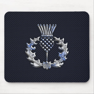 Scottish Thistle i Chrome Stil Musmatta