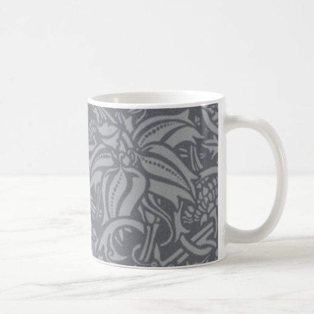 Scottish Thistle Knot William Morris Stil Kaffemugg (Höger)
