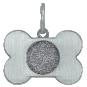 Scottish Thistle Knot William Morris Stil Namnbricka Husdjur