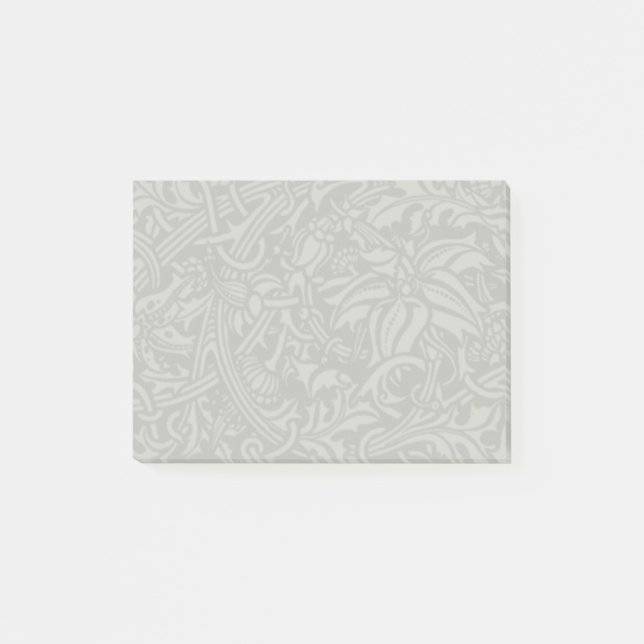 Scottish Thistle Knot William Morris Stil Post-it Block (Framsida)
