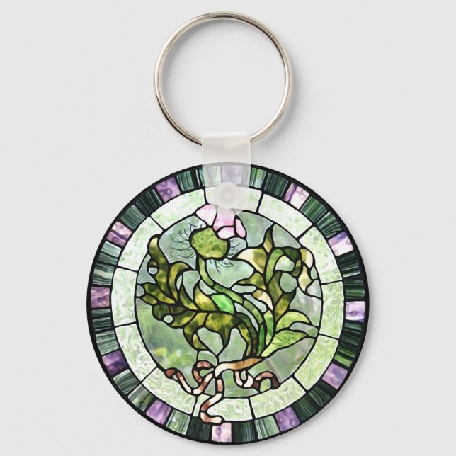 Scottish Thistle Nyckelring (Framsida)