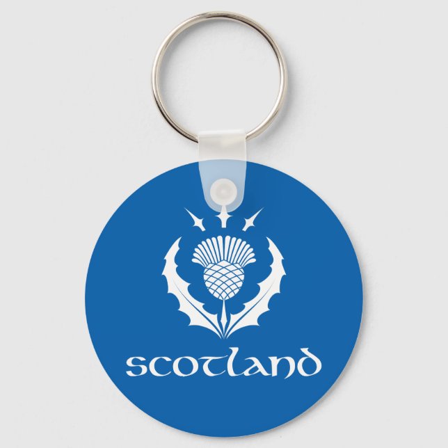 Scottish Thistle Nyckelring (Framsida)