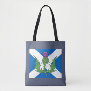 Scottish Thistle och Saltire Tygkasse