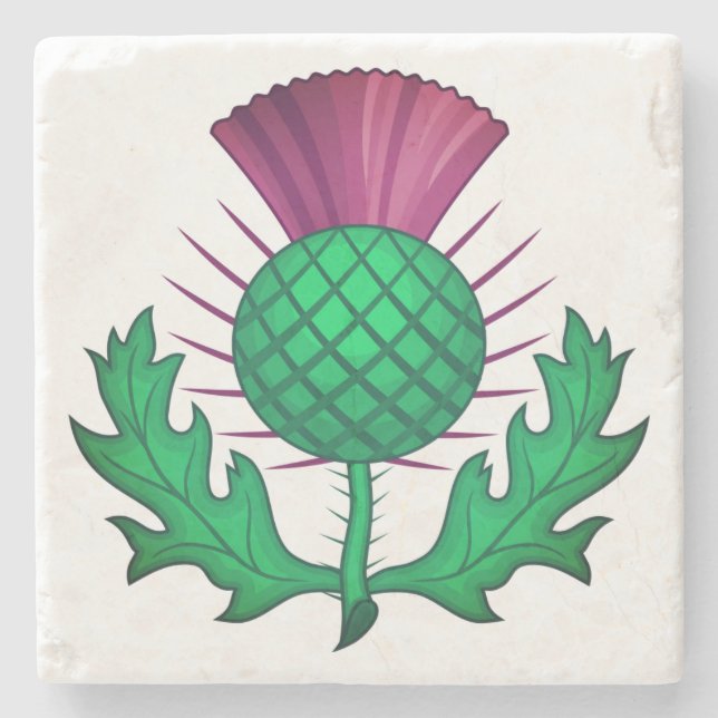 Scottish Thistle Stenunderlägg (Framsidan)