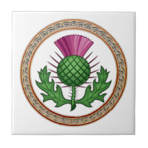 Scottish Thistle Symbol Badge