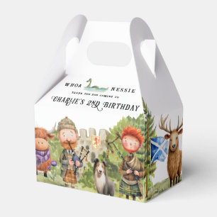 Scottish Thned Födelsedagsfest Presentaskar